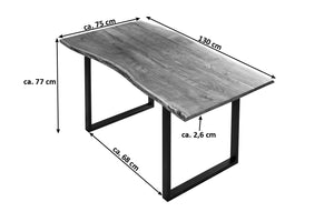 #naturfarben #130x75 #u-gestellschwarz