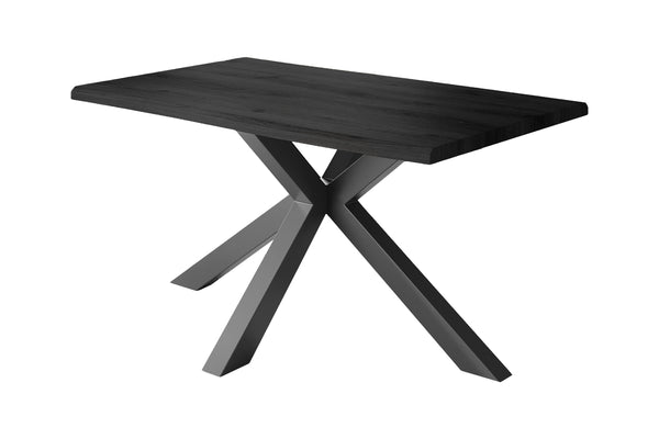#holzgrau-optik #120x80 #spider-gestellschwarz