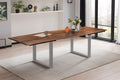 #nussbaumfarben #260(360)x100 #u-gestellsilber