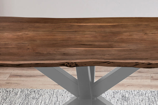 #nussbaumfarben #180x90 #spider-gestellsilber