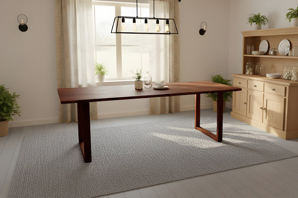 #nussbaumfarben #260x100 #u-holzgestellnussbaum