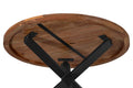 #nussbaumfarben #120cm #stern-gestellschwarz