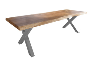 #naturfarben #280x120 #x-gestellsilber