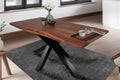#nussbaumfarben #240x100 #spider-gestellschwarz