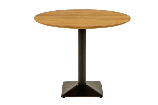 #eichenaturfarbengeölt #90x90 #säulen-gestelleckigschwarz