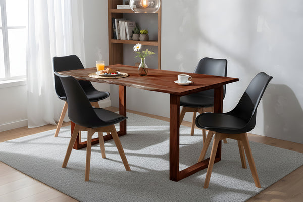 #nussbaumfarben #160x85 #u-holzgestellnussbaum