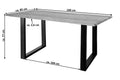 #sheeshamteakfarben #160x85 #u-gestellschwarz