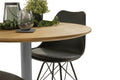 #eichenaturfarbengeölt #90x90 #säulen-gestelleckigsilber