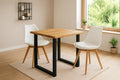 #90x90 #u-gestellschwarz #schalenstuhlweiß