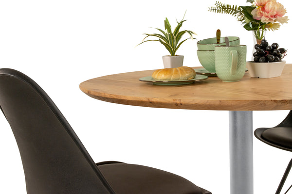 #akazienaturfarben #90x90 #säulen-gestelleckigsilber