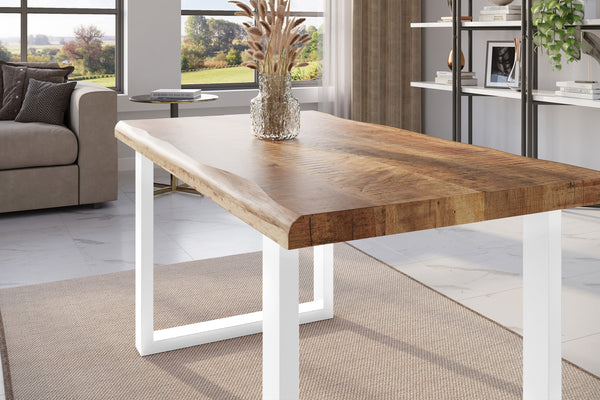 #mangoroughfarben #140x80 #u-gestellweiß