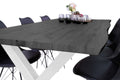 #graufarben #200x100 #x-gestellweiß