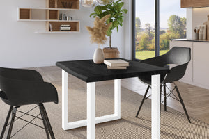 #holzgrau-optik #80x80 #u-gestellweiß