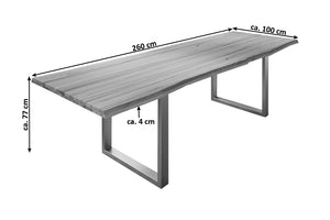 #naturfarben #260x100 #u-gestellsilber