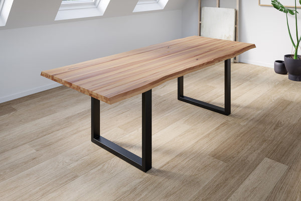 #naturfarben #200x100 #u-gestellschwarz