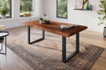 #akazienussbaumfarben #180x90 #u-gestellschwarz