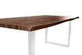 #nussbaumfarben #200x100 #u-gestellweiß