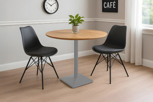 #akazienaturfarben #90x90 #säulen-gestelleckigsilber