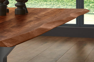 #nussbaumfarben #120x80 #spider-gestellsilber