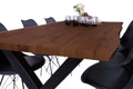 #nussbaumfarben #200x100 #x-gestellschwarz