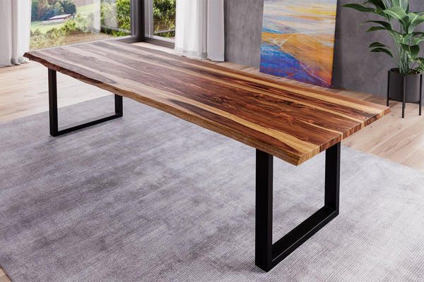 #sheeshamnaturfarbenlackiert #280x100 #u-gestellschwarz