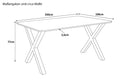 #240x100 #x-gestellschwarz