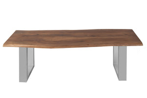 #nussbaumfarben #160cm #u-gestellsilber