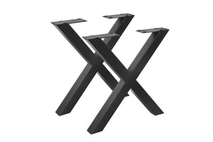 #nussbaumfarben #240x100 #x-gestellschwarz