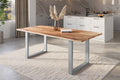 #naturfarben #240x100 #u-gestellsilber