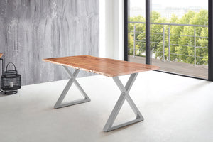 #naturfarben #160x85 #x-gestellsilber