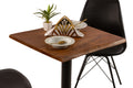 #akazienussbaumfarben #60x60 #säulen-gestelleckigschwarz