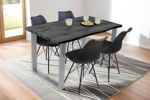 #graufarben #140x80 #u-gestellsilber