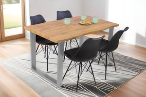 #wildeichenfarben #120x80 #u-gestellsilber