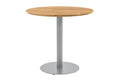 #akazienaturfarben #80x80 #säulen-gestellrundsilber