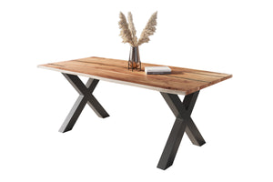 #naturfarben #220x100 #x-gestellschwarz