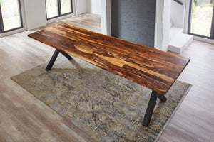 #sheeshamnaturfarbenlackiert #260x100 #x-gestellschwarz