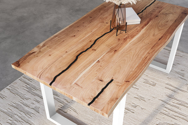 #naturfarben #140x80 #u-gestellweiß