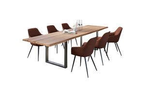 #naturfarben #280x100 #u-gestellsilber