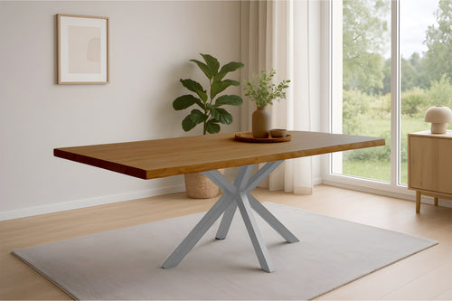 #naturfarbenlackiert #180x90 #spider-gestellschwarz