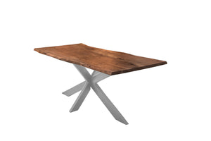 #nussbaumfarben #180x90 #spider-gestellsilber