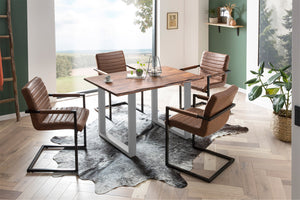 #nougatfarben #140x80 #u-gestellsilber
