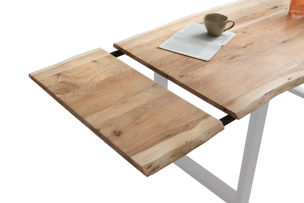#naturfarben #120(200)x90 #u-gestellsilber