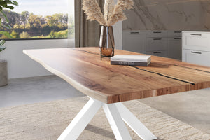 #naturfarben #240x100 #spider-gestellweiß