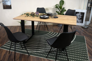 #naturfarben #160x85 #u-gestellschwarz