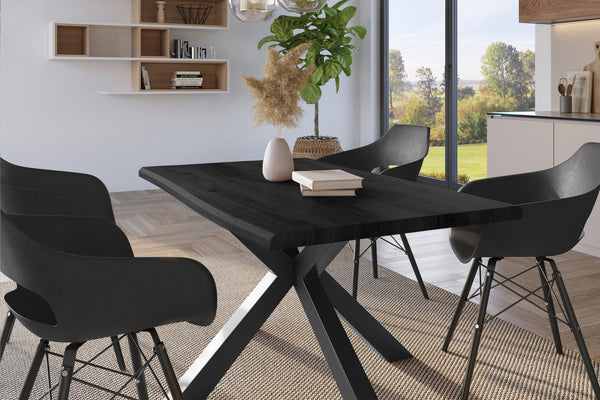 #holzgrau-optik #120x80 #spider-gestellschwarz