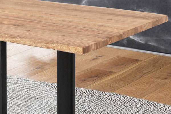 #sheeshamnaturfarben #200x100 #u-gestellschwarz