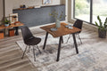 #nussbaumfarben #80x80 #vierfuß-gestellschwarz