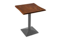 #akazienussbaumfarben #60x60 #säulen-gestelleckigsilber