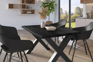 #holzgrau-optik #160x85 #x-gestellschwarz