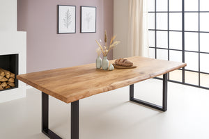 #naturfarben #200x110 #u-gestellschwarz